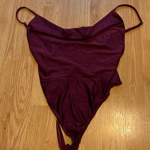 Sexy Maroon Bodysuit